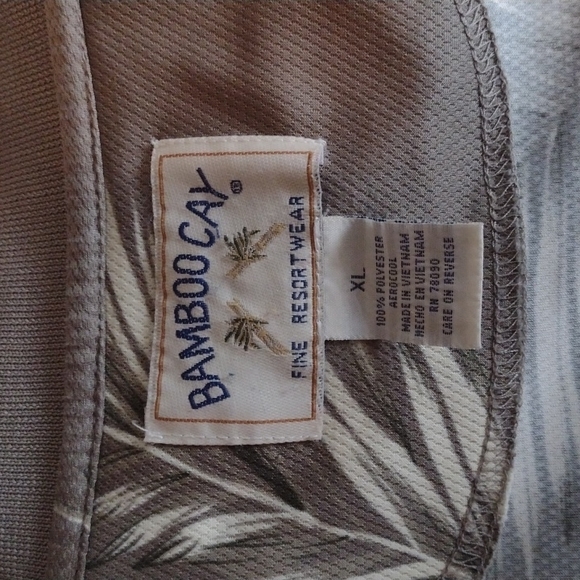 Vintage BAMBOO CAY Fine Resort Wear Polo-Golf Shirt!!! 🌴🏝️ NEVER WORN!! - Picture 4 of 8